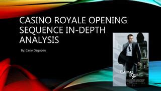 casino royale opening sequence|In Depth Casino Royale Analysis .